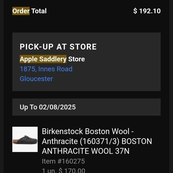 Birkenstock Charcoal Felt Clogs - Picture 5 of 5